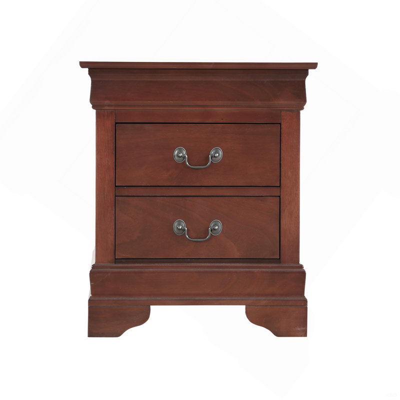 Elegant Traditional Cherry Nightstand, Cherry