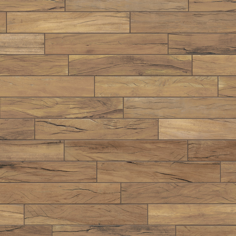 Kings Forest Natural 2-7/8 x 17-3/4 In. Ceramic Floor And Wall Tile