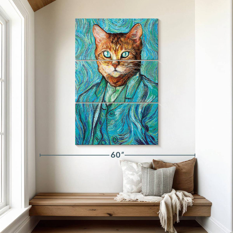 Portrait de chat Ketti Van Gogh