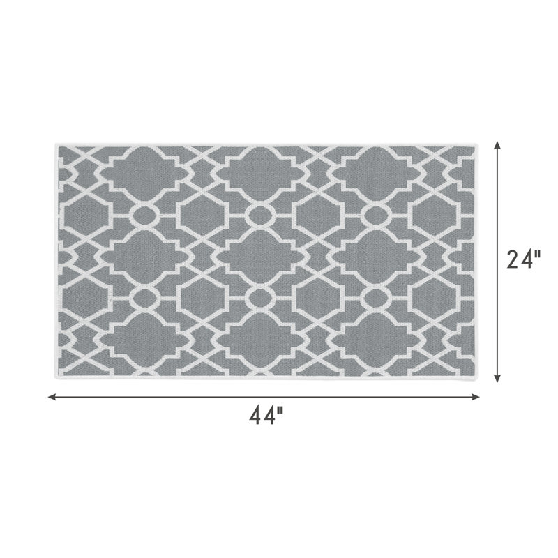Tapis de litière, gris, H 0,25 po x l 44 po x P 24 po