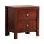Table de chevet transitionnelle avec deux tiroirs-759651539