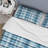 Nautical Charm Blue Plaid Pattern Plaid Duvet Cover-1024504450