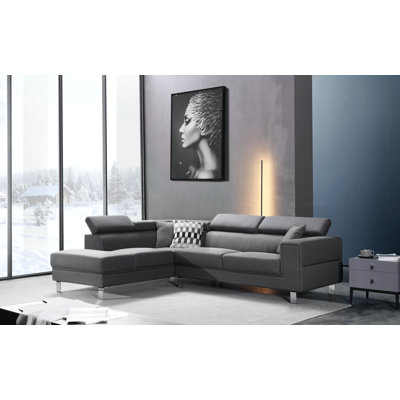 Derya Upholstered L-Shaped Sectional
