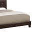 Lit, plateforme, chambre à coucher, structure, rembourré, apparence de similicuir, transitionnel-33090880-33090879