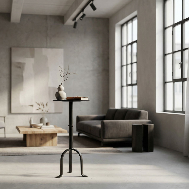 Tini End Table, Matte Black