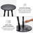 Amber Solid Wood Round Top End Table-951380378