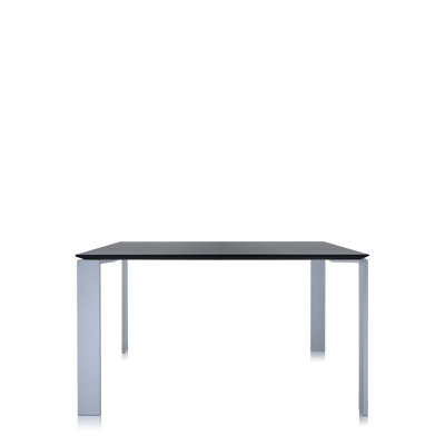 Four Metal Base Dining Table