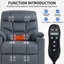 Fauteuil de massage inclinable électrique Jymere-1975743505