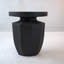 Table d'appoint d'extérieur robuste en faux terrazzo