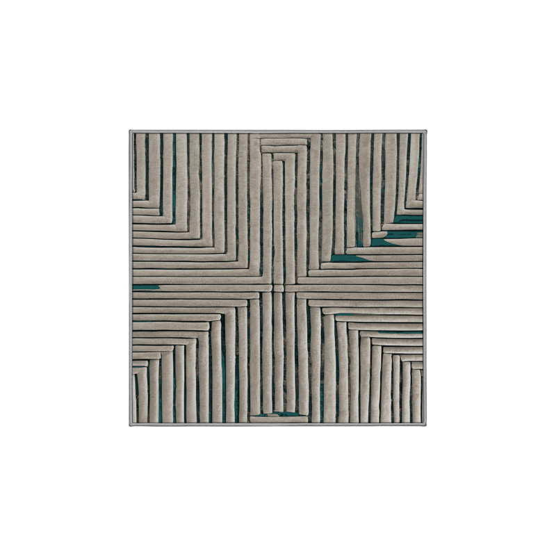 Tapis gris lavable à la machine GSIX03629, Carré 6 pi