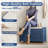Shoe Storage Bench with Lift Top Storage, Wood Entryway Bench with Cushion, Adjustable Shelves-121234921