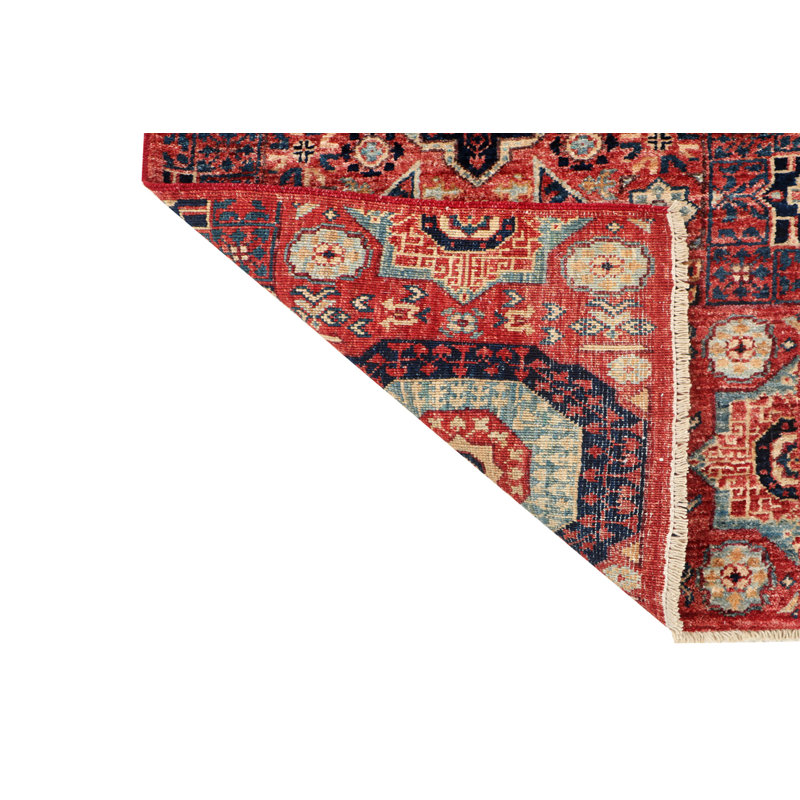 Hand Woven Wool Geometric Area Rug