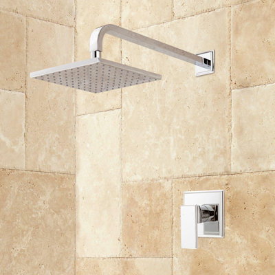 Ryle Wall-Mount Rainfall Shower Set