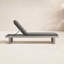 Leroy Outdoor Teak Chaise Lounge-358974385-358974384