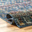 Tapis géométrique bleu / ivoire Pazug-1661810059