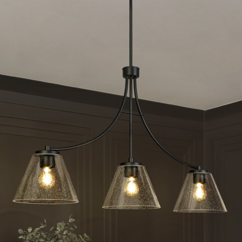Breely 3-Light 42.1"W Oversized Dimmable Kitchen Island Pendant