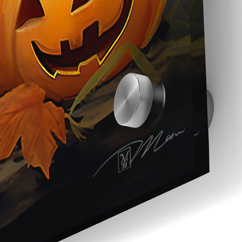 «Mouse Witch Halloween» par Momart, art mural en verre acrylique, H 36 po x l 24 po x P 0,2 po