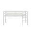 Lit mezzanine simple surélevé avec échelle-707785477