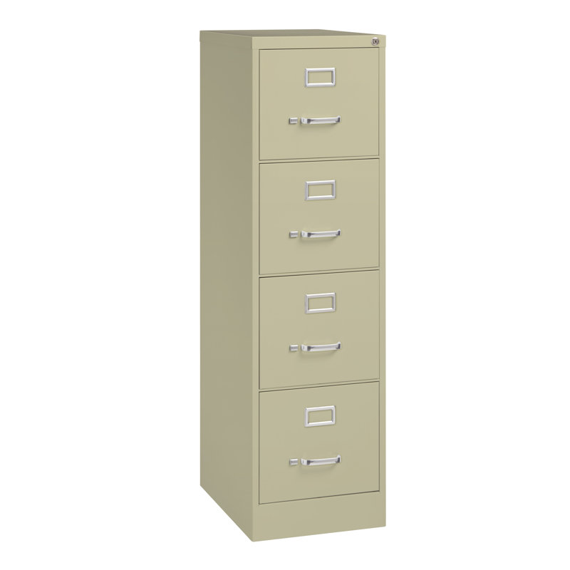 Patirica Bottorf 4-Drawer Vertical Filing Cabinet, Putty