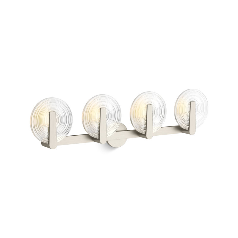 Hint Four-Light Sconce, Brushed Nickel