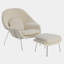Ensemble de chaise longue et repose-pieds Averly