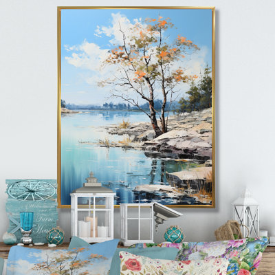 «Celedonia Lonely Tree Archipelago», reproduction sur toile