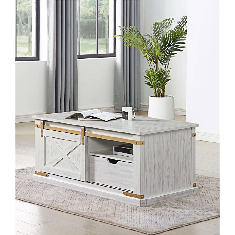 Accents Rustic Storage Coffee Table