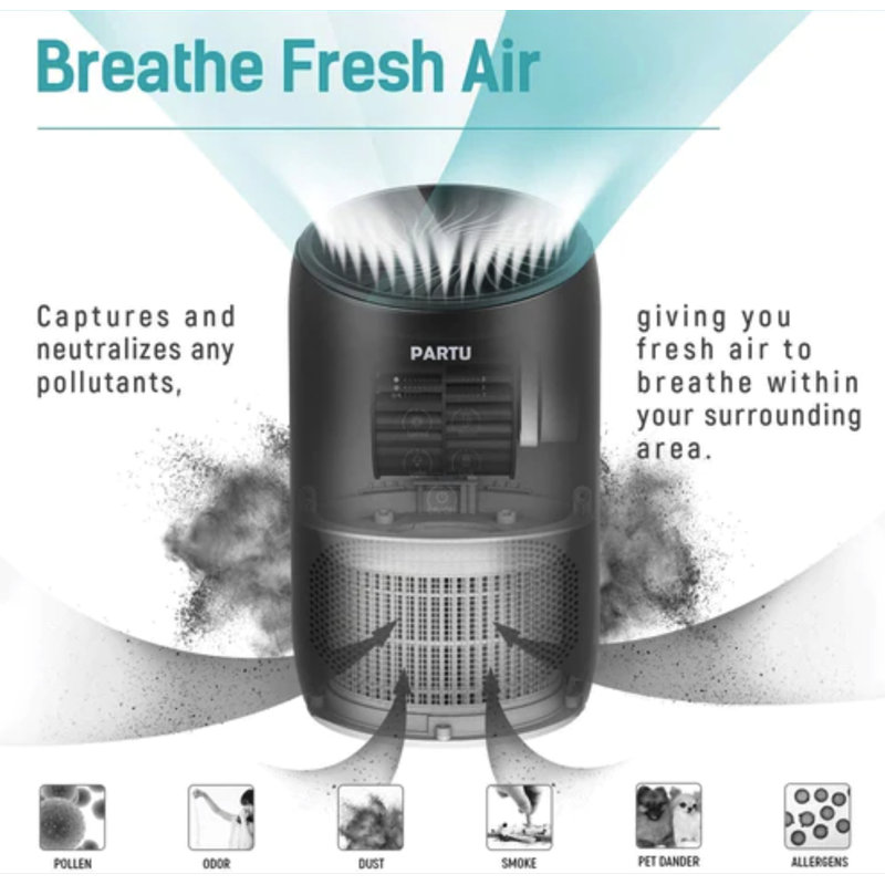 Purificateur d'air avec filtre HEPA