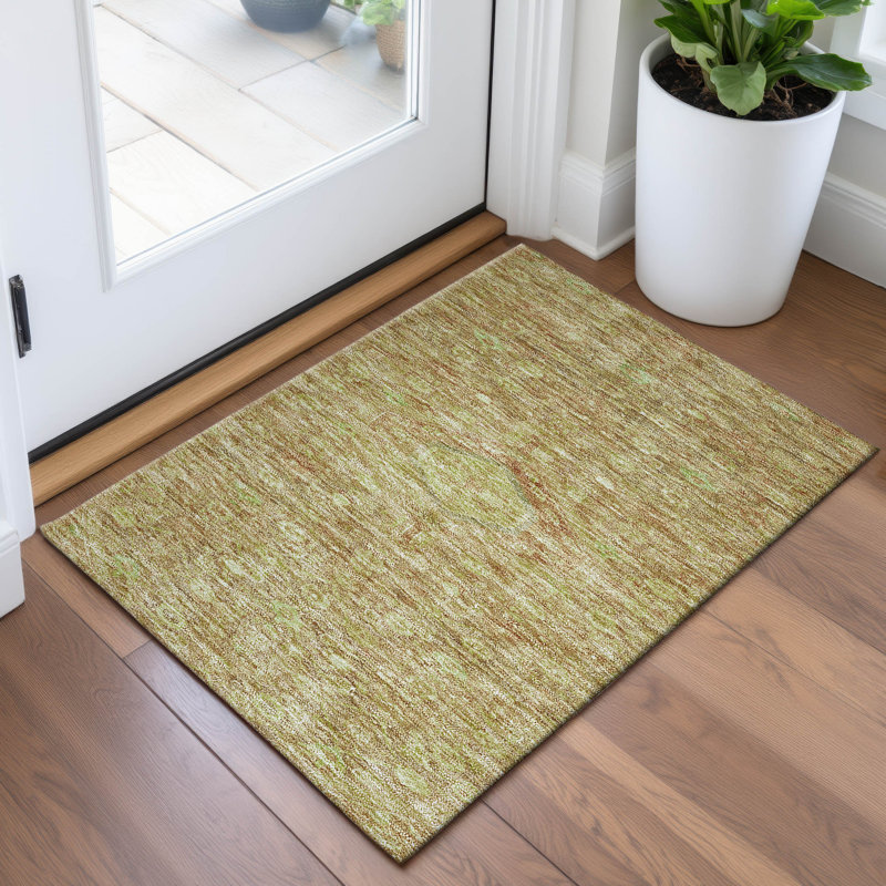 Tapis de qualité supérieure lavable à la machine Barry AMF1225 Medallion, Rectangle 1 pi 8 po x 2 pi 6 po