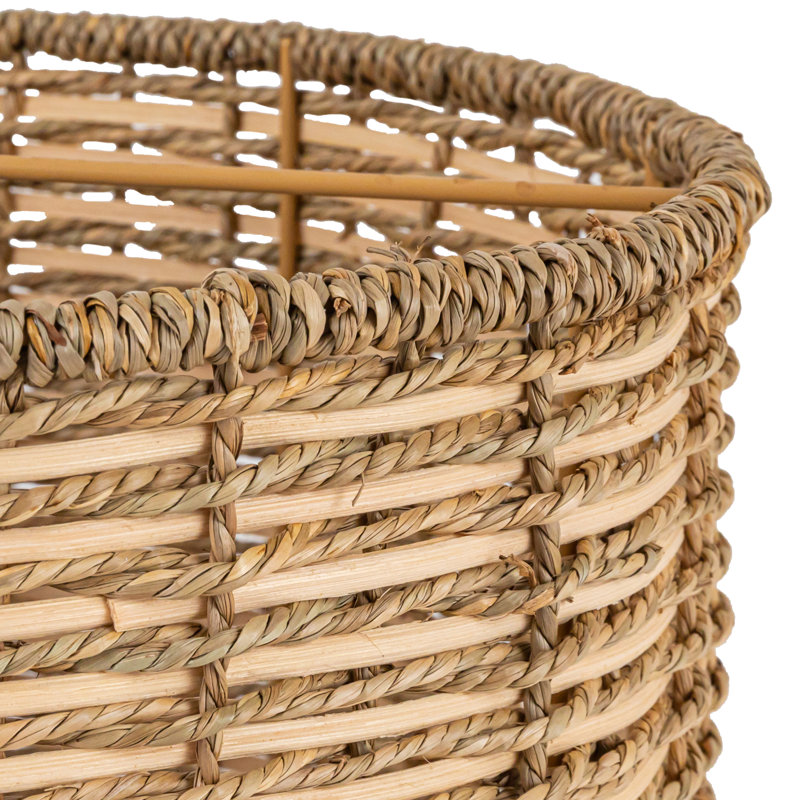 Rattan Belice With Remote Control And Bulb Included
