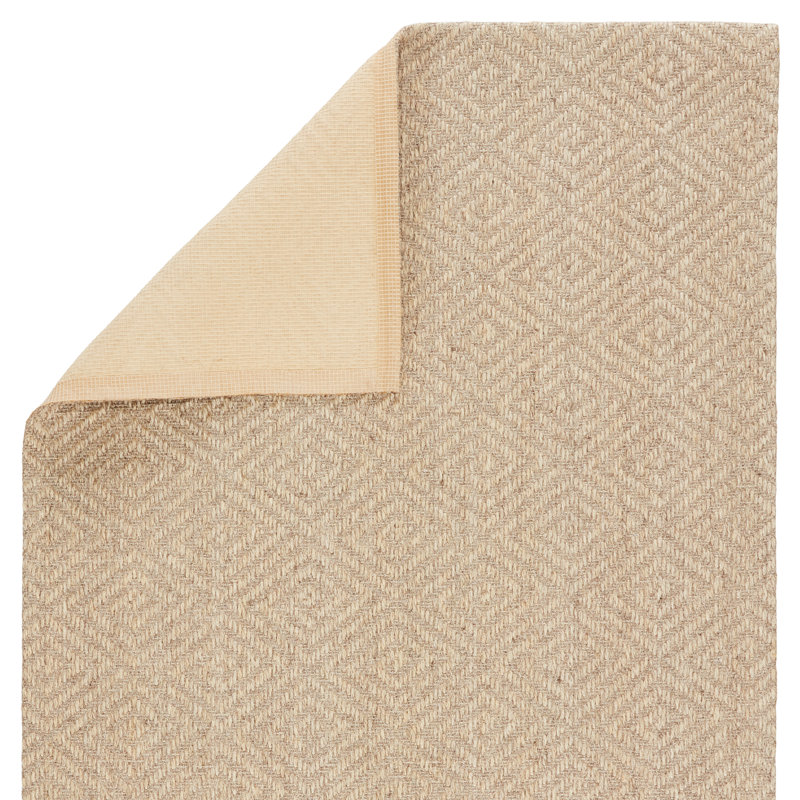 Naturals Tobago Jute / Sisal Geometric Area Rug, Rectangle 12' x 15'