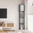 Catara 64.2'' Black LED Dimmable Column Floor Lamp with Shelves