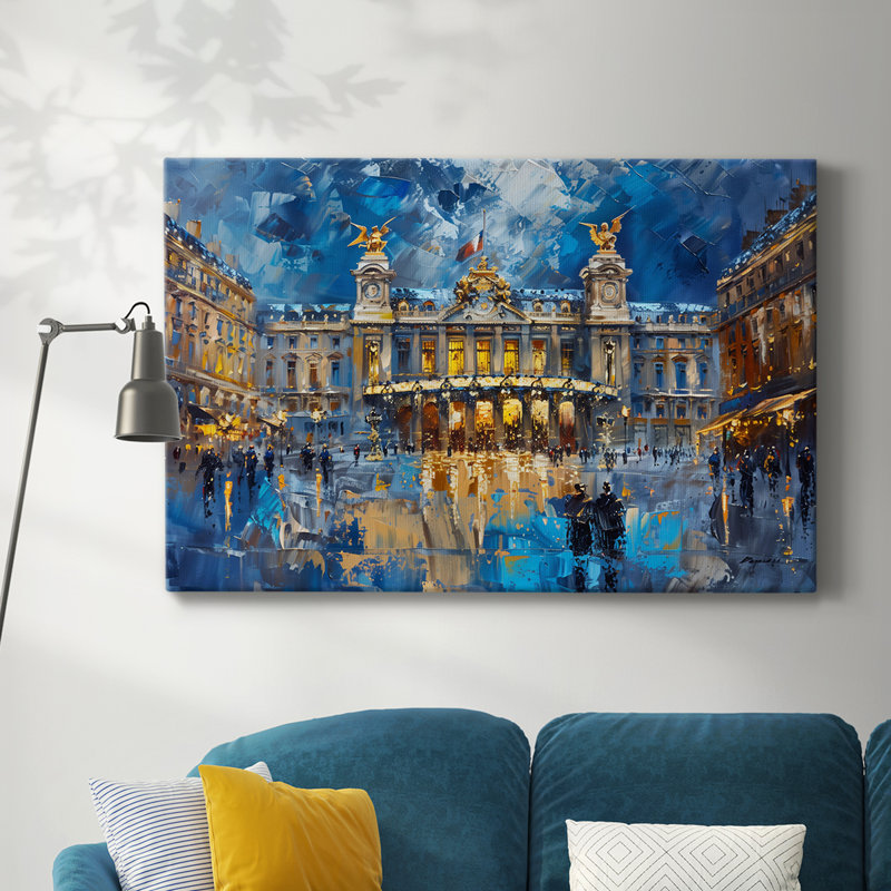 Paysages CVI - Toile tendue avec châssis de qualité supérieure - Prêt à être accroché, H 8 po x l 12 po
