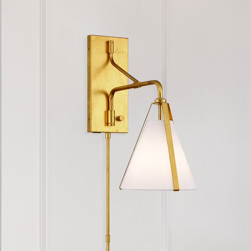 Bergen 1 Light Task Sconce, Gold