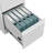 4 Drawer File Cabinet With Lock Metal Vertical File Storage Cabinet Office Home Steel Vertical File Cabinet For A4 Legal/Letter Size Narrow File Cabinet Locked