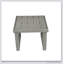 Table d'appoint rustique en bois d'acacia de fabrication durable, parfaite pour la vie en plein air et le divertissement