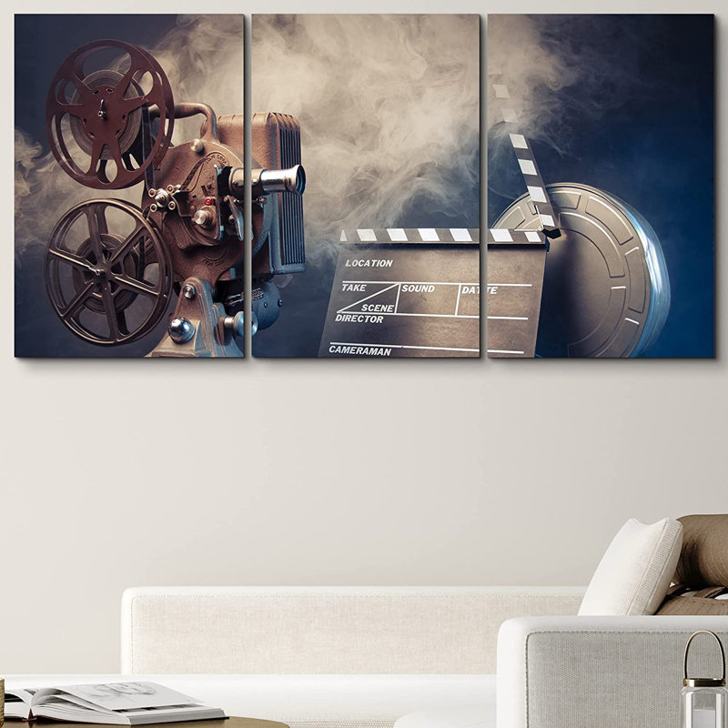 3 - Pieces, 24" H x 48" W x 1.5" D
