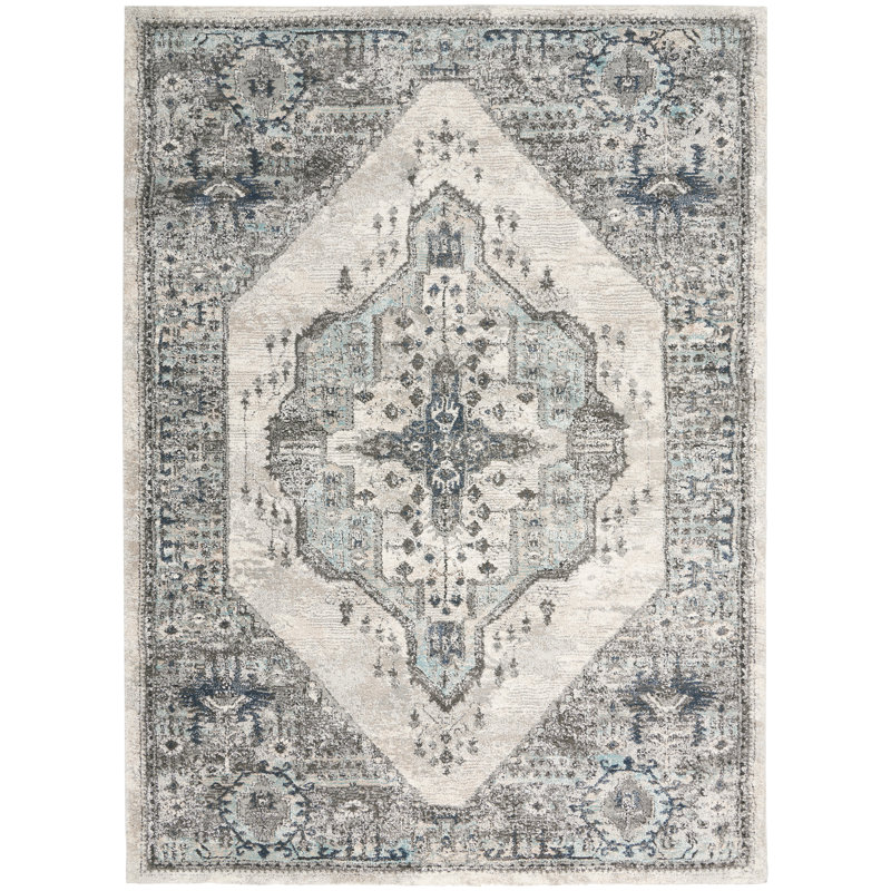 Floral Indoor Rug, Rectangle 7'10" x 9'10"