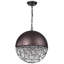 Luminaire suspendu sphère unique 3 lumières Saville