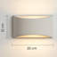 Abbaigh Ceramic Flush Mounted Sconce-320827021
