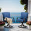 Ensemble de 2 chaises de patio pivotantes avec coussin (ensemble de 2)-97577780