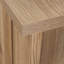 Table de chevet, finition brune