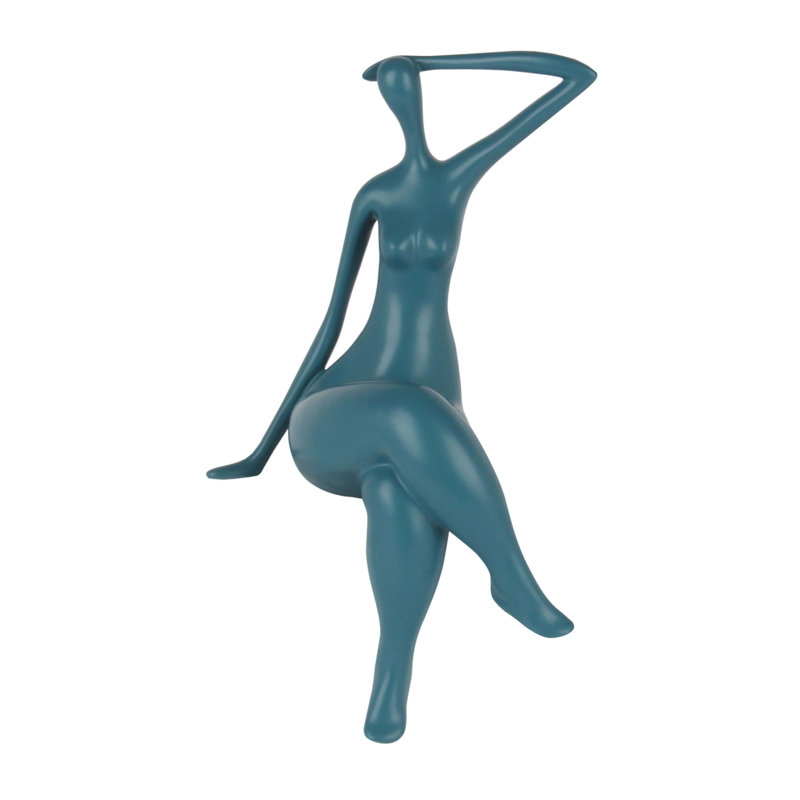 Barteld People Figurines & Sculptures, Teal