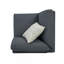 Siège de coin gris anthracite avec 1 oreiller-132201745