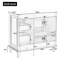 Meuble-lavabo simple 36 po avec plateau en céramique Lee-667660279