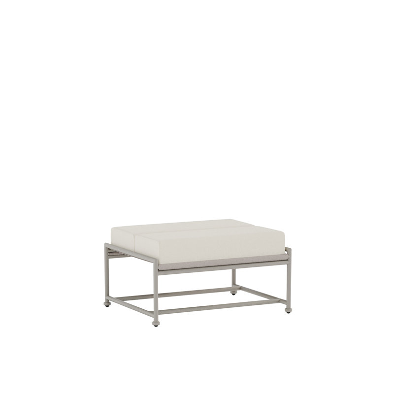 Repose-pieds d'extérieur Glendale, Beige, Tanné