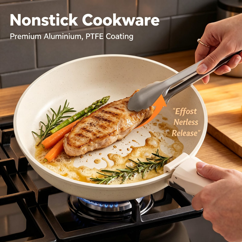 Cookware Set, Cream White