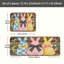 Ensemble de 2 lapins pastel avec nœuds, tapis de cuisine