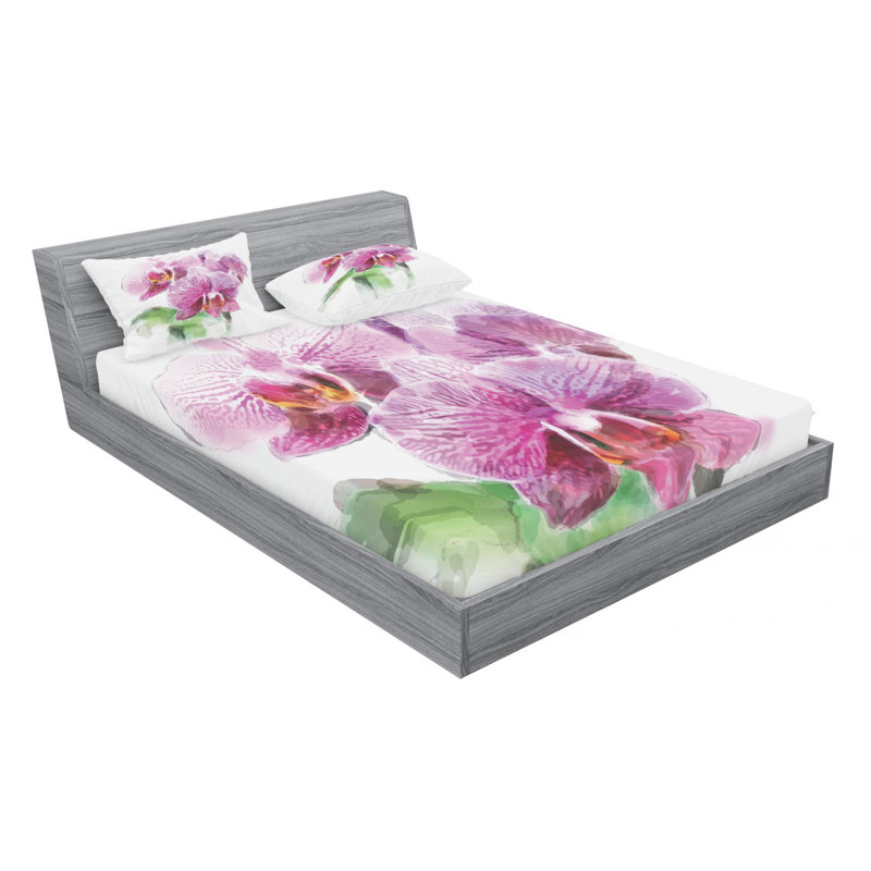 Microfiber Sheet Set, Full Sheet Set with Fitted Sheet