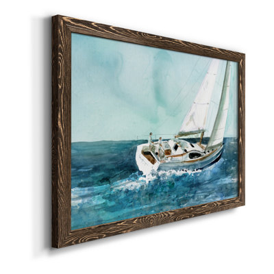 Delray Sail - Peinture sur toile encadrée